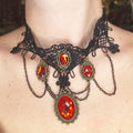 Collana Choker Gotica Catene - Halloween Party Time