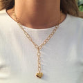 Collana Caschimpetto Chain Heart in Acciaio Inossidabile