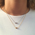 Collana Sparkling Hearts in Acciaio Inossidabile e Strass